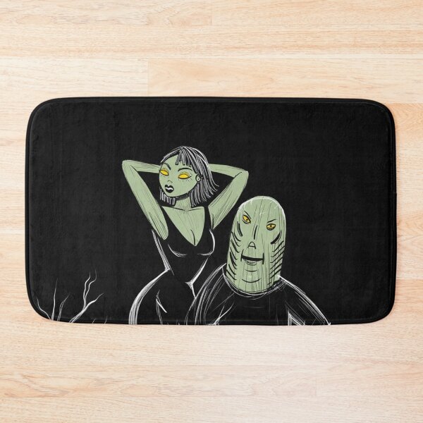 Item preview, The creature from the black lagoon and his bride illustration designed and sold by Vintage Designs +.