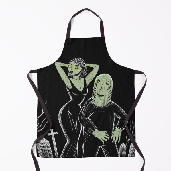 Item preview, The creature from the black lagoon and his bride illustration designed and sold by Vintage Designs +.