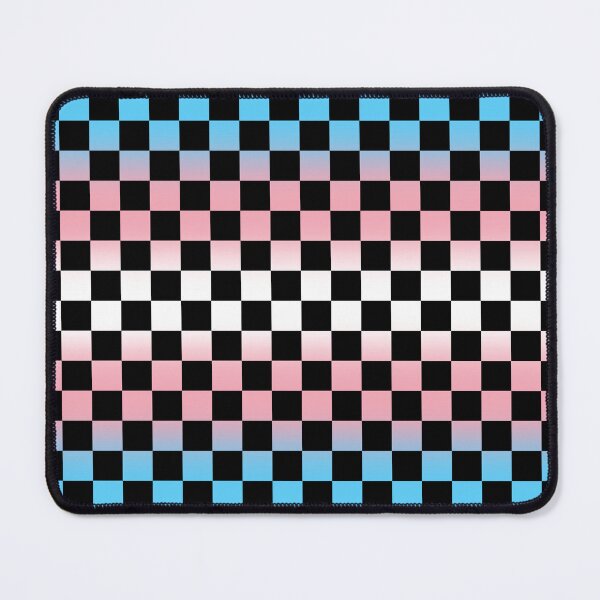 Item preview, checker print transgender pride flag designed and sold by grxyv.