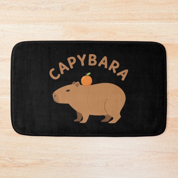 Item preview, Cute Capybara with an Orange on its Head designed and sold by Ruby River.