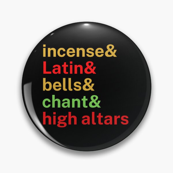 Item preview, Funny Traditional Catholic Latin Mass Meme designed and sold by MaryKunzGoldman.