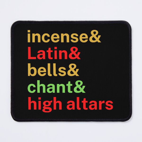 Item preview, Funny Traditional Catholic Latin Mass Meme designed and sold by MaryKunzGoldman.