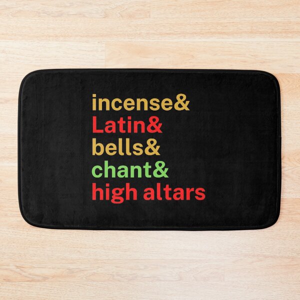 Item preview, Funny Traditional Catholic Latin Mass Meme designed and sold by MaryKunzGoldman.
