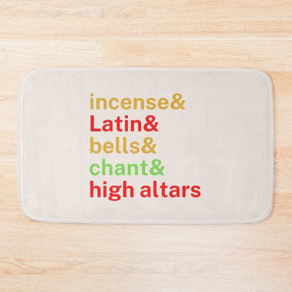 Item preview, Traditional Latin Mass Incense Latin Bells Chant High Altars designed and sold by MaryKunzGoldman.
