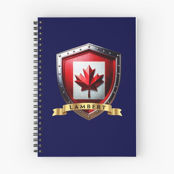 Item preview, Lambert Family Canada Shield, Maple Leaf Heraldry Crest designed and sold by Highlandkings.