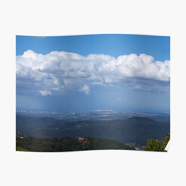 Gold Coast from Mt Tamborine Poster
