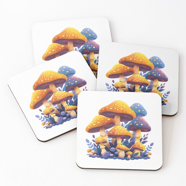 Item preview, Trippy colorful mystical neon mushroom dark academia cottagecore aesthetic  designed and sold by cocomelon168.