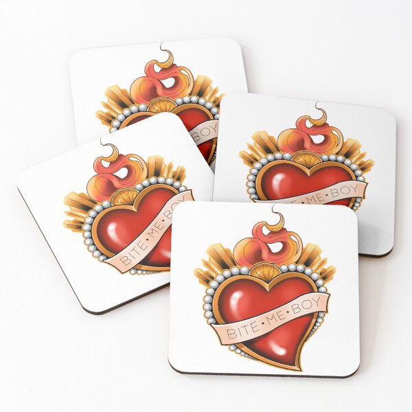 Item preview, Bite me boy Heart designed and sold by BazyliTattoo.