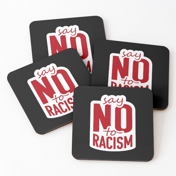 Item preview, Say No To Racism Human Rights Against Ethnic Hatred designed and sold by shirt-o-mat.