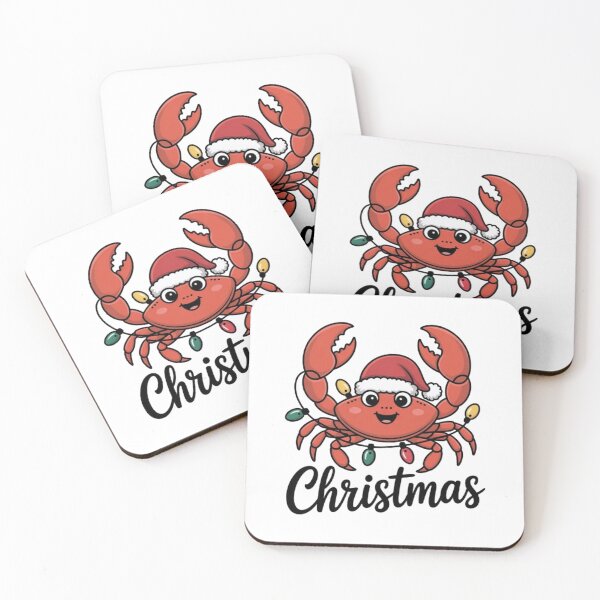 Item preview, Crab Santa Hat Christmas Lights  designed and sold by BHMARTS.