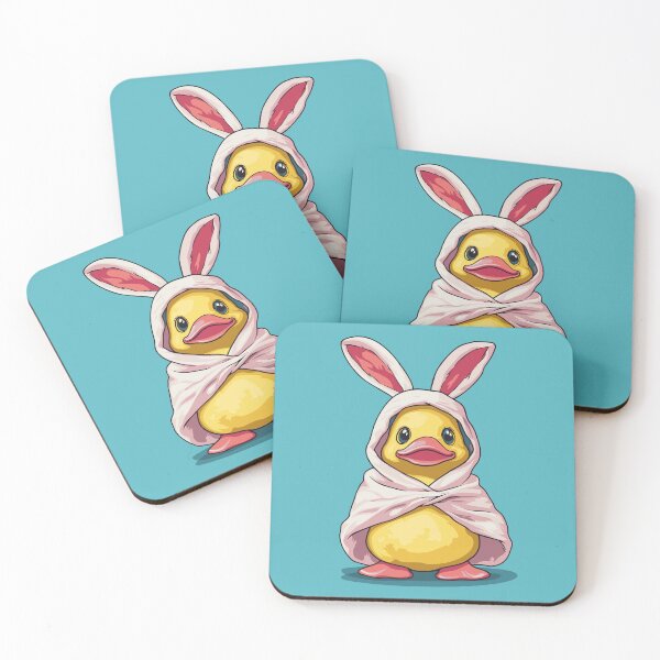 Item preview, Ducklings in bunny costumes designed and sold by drizzd.
