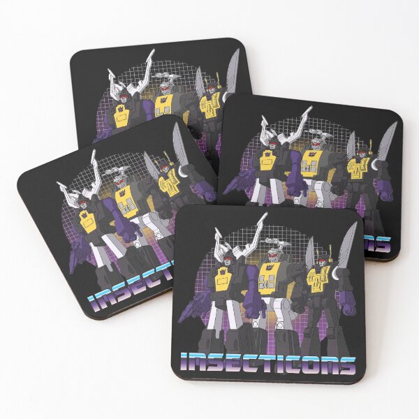 Item preview, Insecticons G1  Retro Robot Cartoon Art designed and sold by Retr0Tshirts.