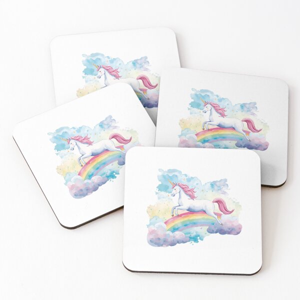 Item preview, Unicorn Over the Rainbow Dreams designed and sold by GlowPix.