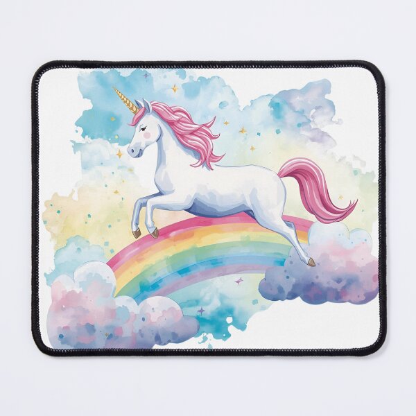 Item preview, Unicorn Over the Rainbow Dreams designed and sold by GlowPix.