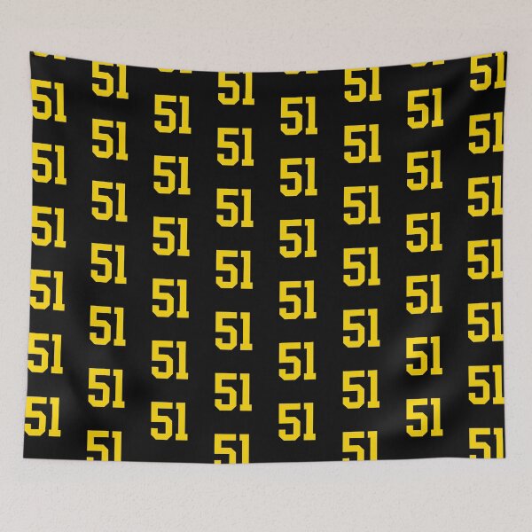 Item preview, Bold Yellow Sport Number 51 designed and sold by NECHSTORE.