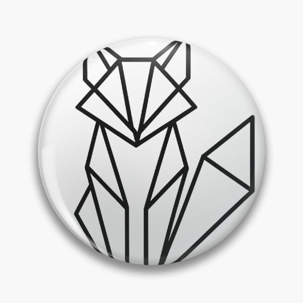 Item preview, Minimal Geometric Fox Illustration designed and sold by Le Grand Requin.