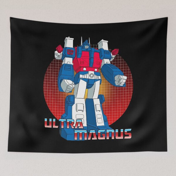 Aperçu de l'œuvre Robot rétro Ultra Magnus G1 de dessin animé créée et vendue par Retr0Tshirts.
