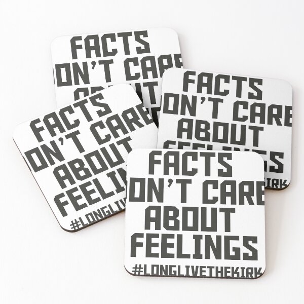 Item preview, facts dont care about feelings  #longlivethekirk designed and sold by Printellarium.
