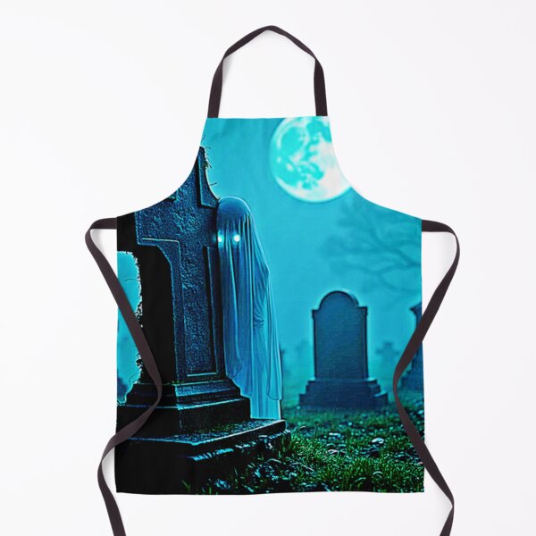 Aperçu de l'œuvre Figure fantomatique dans un cimetière créée et vendue par Health And Fitness Posts e-Store.