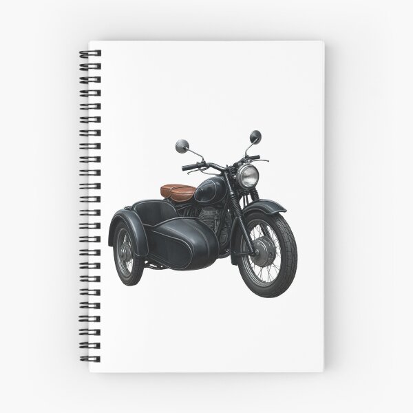 Item preview, Vintage Motorcycle with Sidecar – 3D Ride Effect. designed and sold by AndrewYoko.