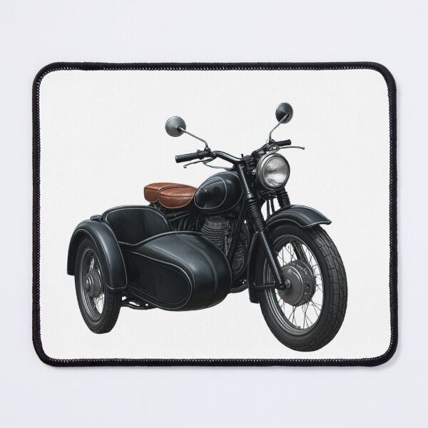 Item preview, Vintage Motorcycle with Sidecar – 3D Ride Effect. designed and sold by AndrewYoko.