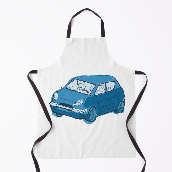 Item preview, Vintage car Daihatsu Sirion 1998 illustration designed and sold by Marcus.c.douglas.