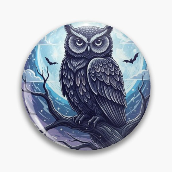 Item preview, Mysterious Owl in Moonlit Tree designed and sold by Lovstar.