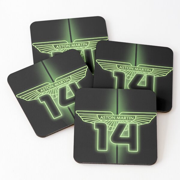 Item preview, Fernando Alonso Aston Martin F1 Neon #14 designed and sold by Studio F1Grid.
