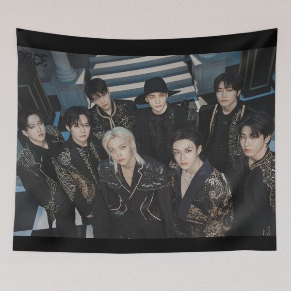 Item preview, Stray Kids Karma Ceremony Inkigayo SKZ ot8 group image comeback bang chan lee know changbin hyunjin han felix seungmin IN stay skzoo kpop designed and sold by Kpop-Noona.