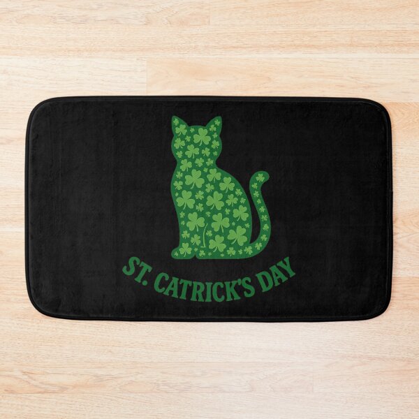 Item preview, "St. Catrick's Day" Funny Cat Pun for St. Patrick's Day designed and sold by Ruby River.