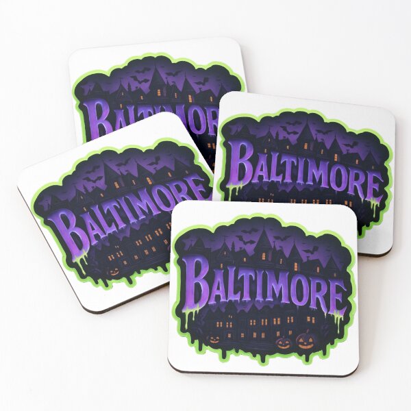 Item preview, Baltimore Haunted Glow Premium Reloaded Spooky Gift designed and sold by Imaginarium of Chaos falcon88 .