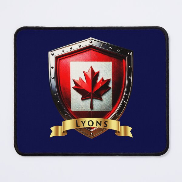Item preview, Lyons Family Canada Shield, Maple Leaf Heraldry Crest designed and sold by Highlandkings.