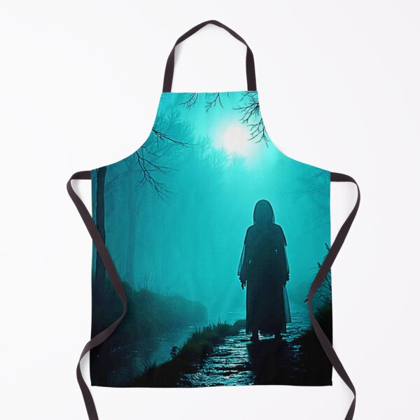 Item preview, Ghostly Figure in Haunted Woods Design designed and sold by Health And Fitness Posts e-Store.