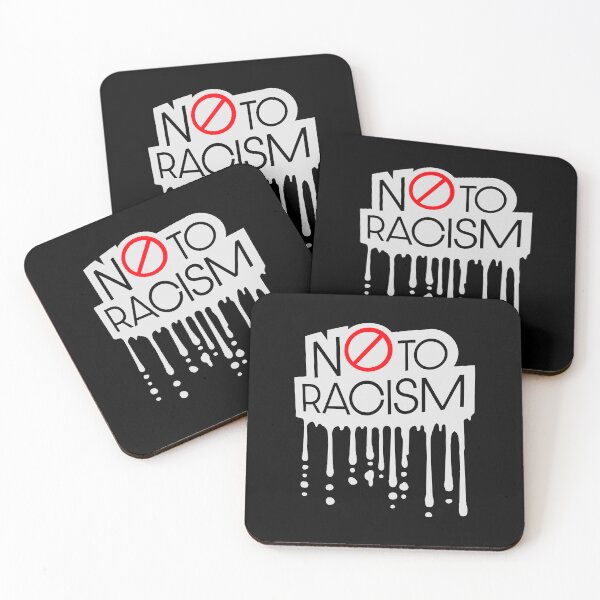 Item preview, Say No To Racism Human Rights Graffiti Stamp Drops designed and sold by shirt-o-mat.