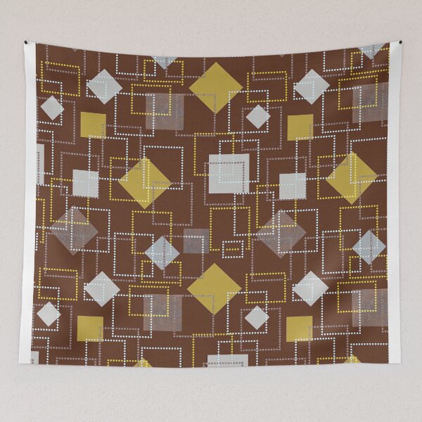 Item preview,  Digital geometric squares designed and sold by Alessandro Remo Mazzoni Remotextiles.