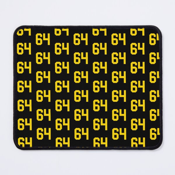 Item preview, Bold Yellow Sport Number 64 designed and sold by NECHSTORE.