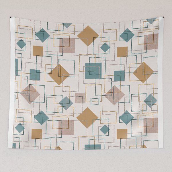 Item preview, Digital geometric squares designed and sold by Alessandro Remo Mazzoni Remotextiles.