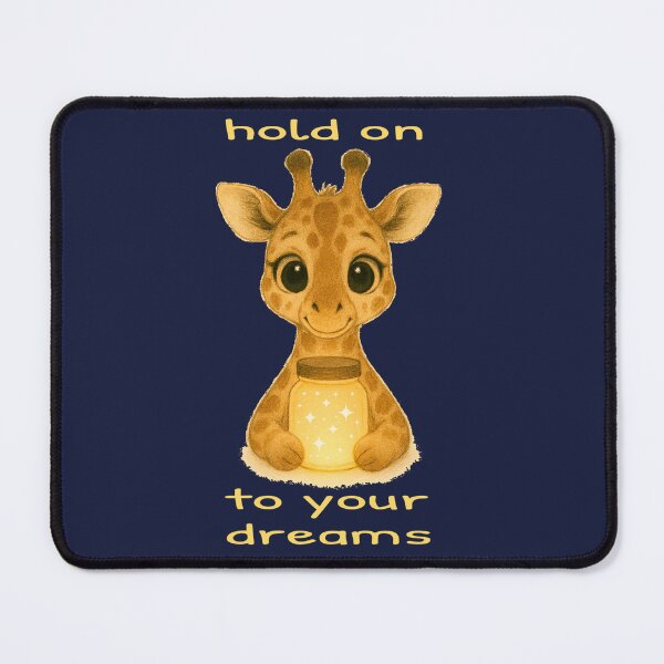 Artikelvorschau, Niedliche Giraffe mit Traumglasillustration entworfen und verkauft von BigBlueArt.