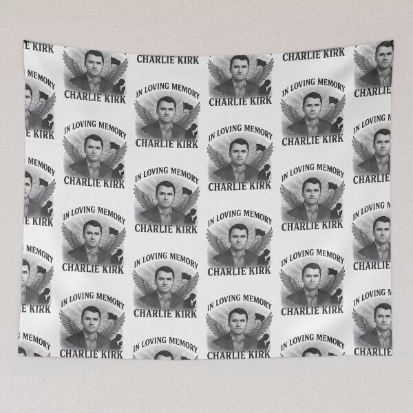 Item preview, Official In Loving Memory Of Charlie Kirk Merch designed and sold by hale-yfren.