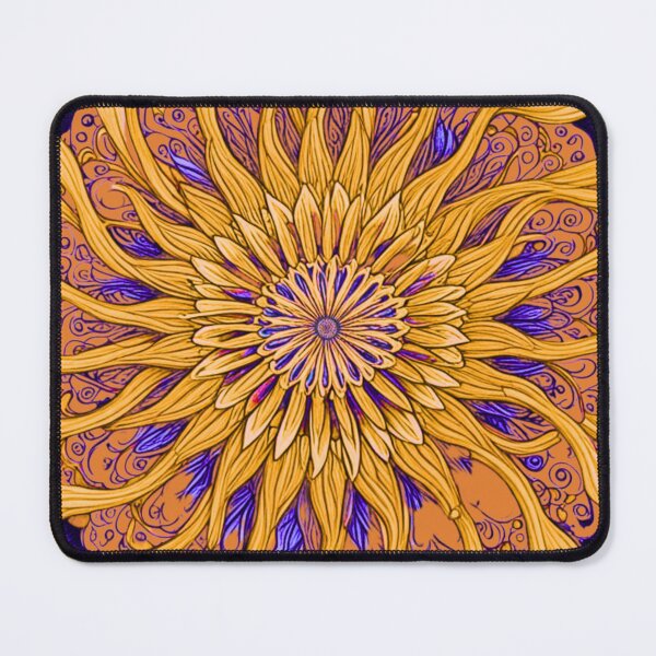 Item preview, Yellow Psychodelic flower designed and sold by Nathalia Lodi.