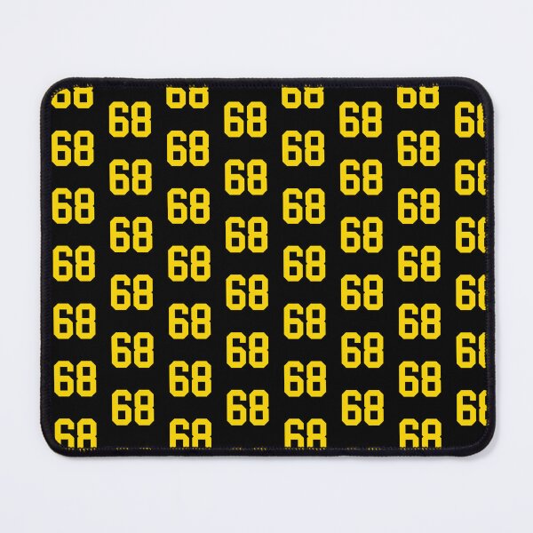 Item preview, Bold Yellow Sport Number 68 designed and sold by NECHSTORE.