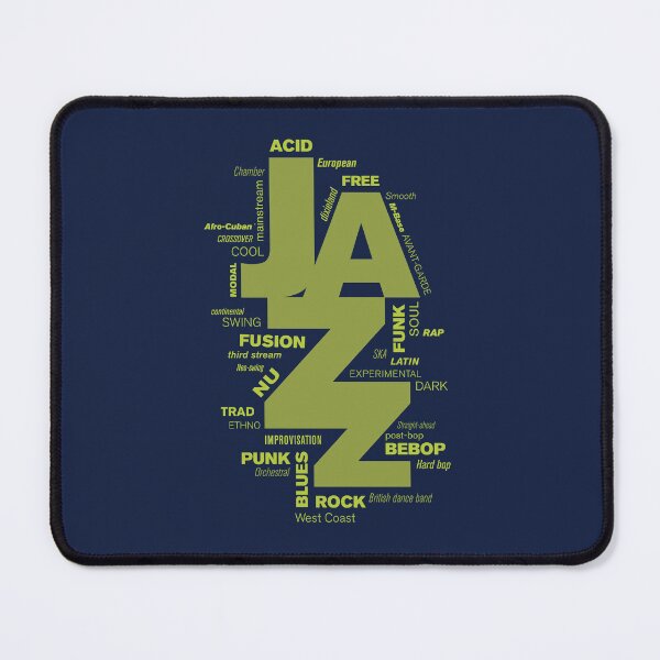 Item preview, Jazz styles in green designed and sold by BlackLineWhite.