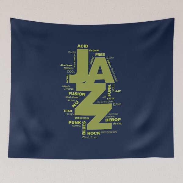 Item preview, Jazz styles in green designed and sold by BlackLineWhite.
