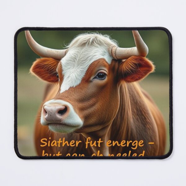 Item preview, Cow father energy – gentle but can charge if needed designed and sold by SSMC DREAM DESIGN.