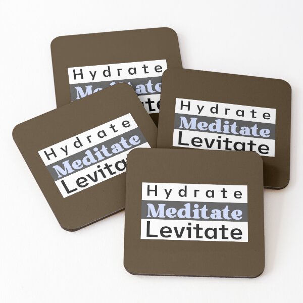 Item preview, Hydrate, Meditate, Levitate - Water Yoga designed and sold by TaurusC95.