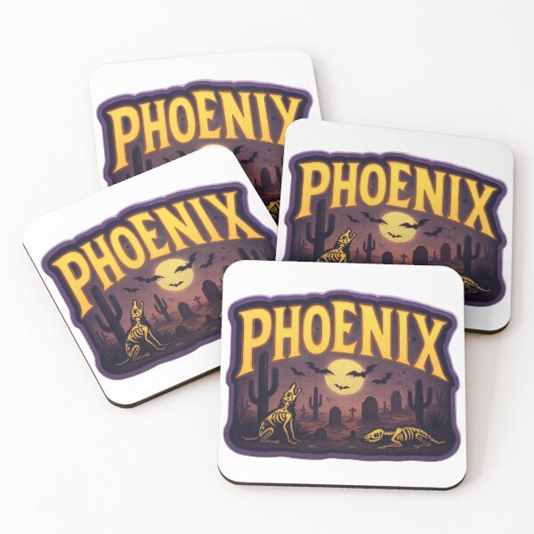Item preview, Phoenix Haunted Desert Premium Reloaded Spooky Gift designed and sold by Imaginarium of Chaos falcon88 .