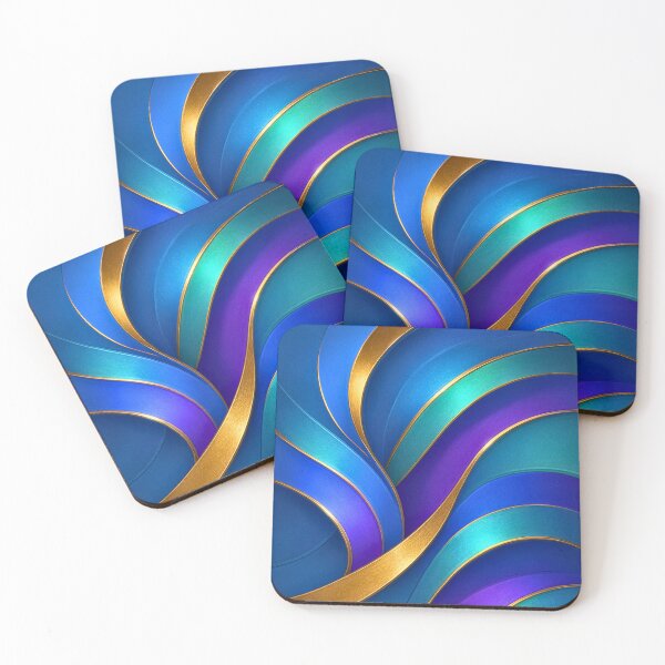 Item preview, Metallic Waves designed and sold by JOSTH.