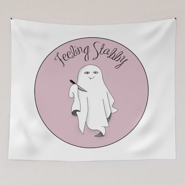 Item preview, Stabby Ghost designed and sold by LizzabArt.