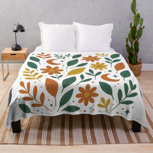 Item preview, Botanical & Celestial Harmony – Seamless Duvet Cover Design designed and sold by DailyDrivesct.