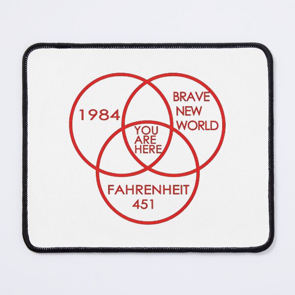 Item preview, 1984 Brave New World Fahrenheit 451 Conspiracy designed and sold by demetrius-krame.